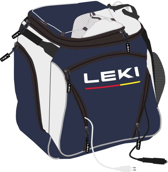 Leki Bootbag Hot (Heatable), 25x43x38cm, 40ltr. 220V, 12V
