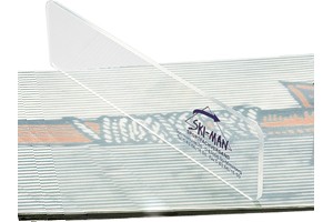 Wachsabziehklinge Plexiglas für Boards, 220 x 70 x 5mm