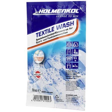 Holmenkol Textile Wash, Spezialwaschmittel, 50ml / 1000ml / 5000ml